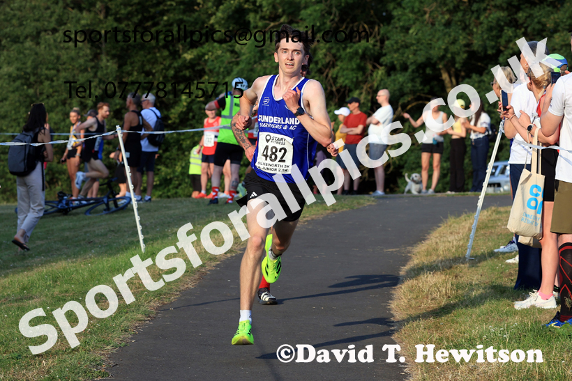 Senior Men and Men V40, 2026 Sunderland 5k, Silksworth, Sunderland. Photo: David T. Hewitson/Sports for All Pics